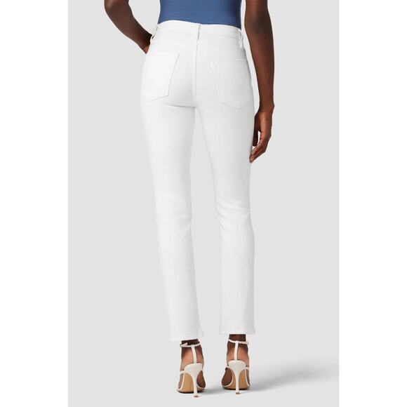 Hudson Jeans Womens 28" Nico Mid Rise Super Skinny White Denim 28x28.5 - Picture 3 of 7